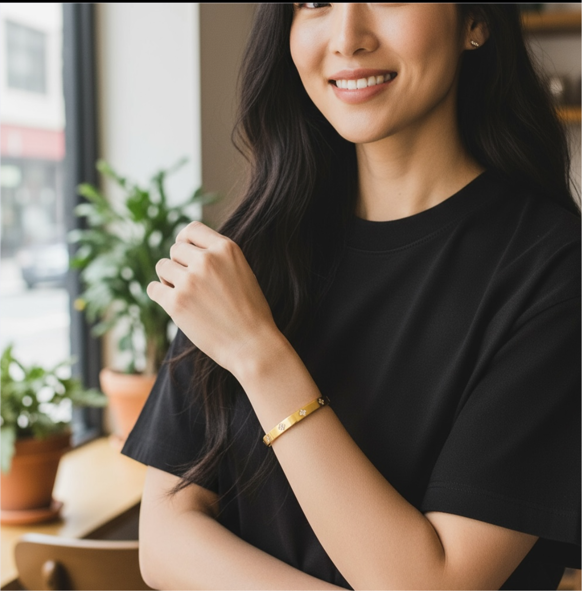 Golden Bloom Armband