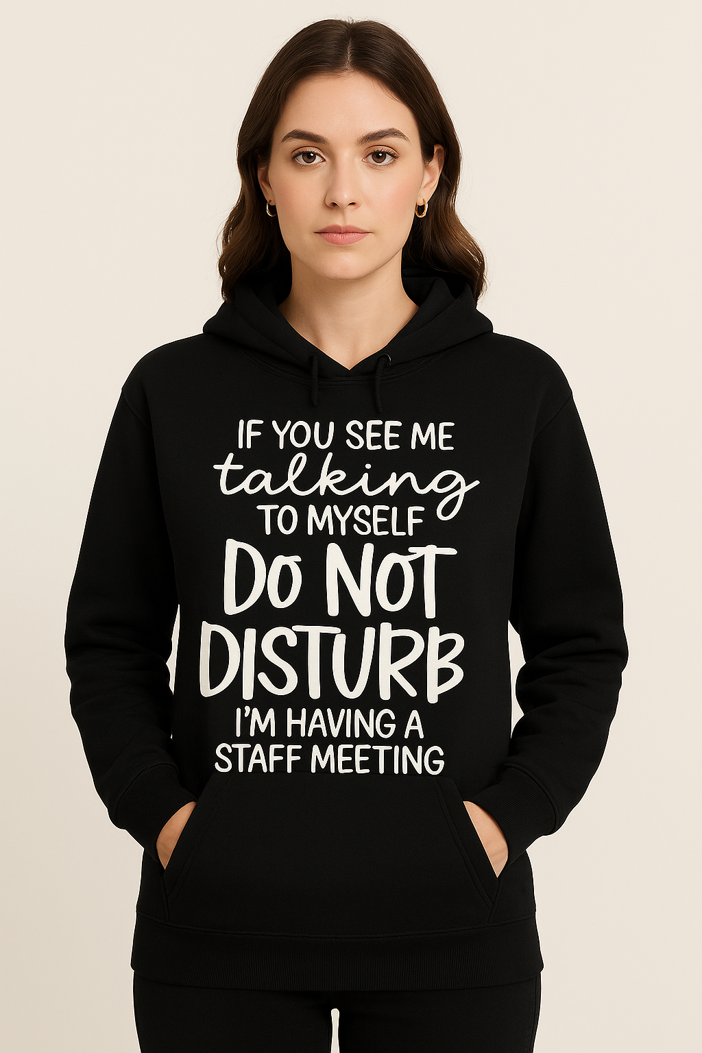 Do Not Disturb – Staff Meeting Edition” (Unisex Hoodie