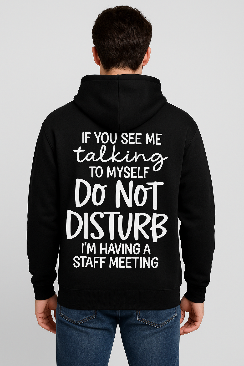 Do Not Disturb – Staff Meeting Edition” (Unisex Hoodie