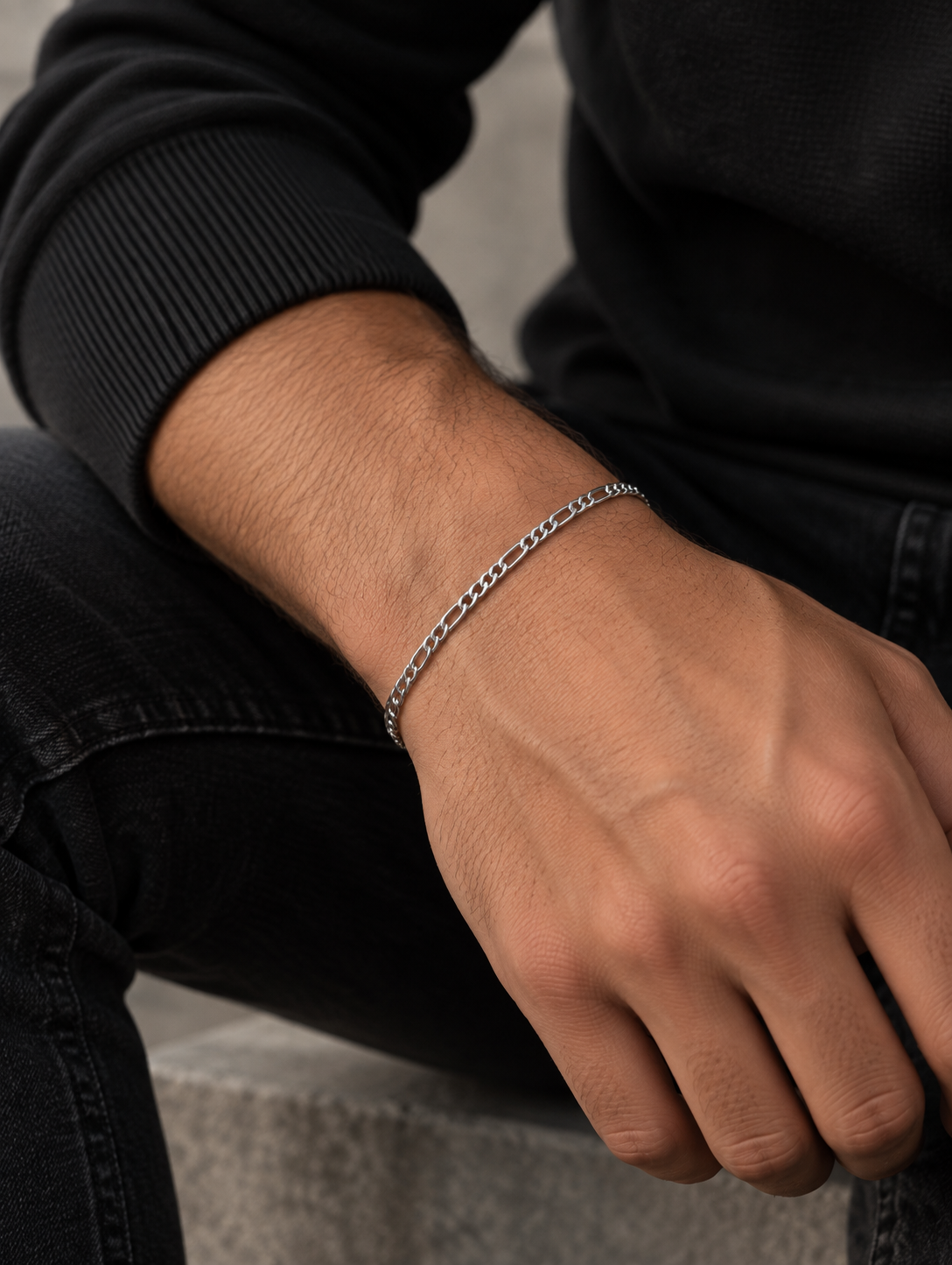 NOAH Unisex Armband – Silber